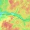 Friedrichsruh topographic map, elevation, terrain