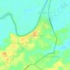 Menggala Tengah topographic map, elevation, terrain