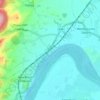 Broadoak topographic map, elevation, terrain