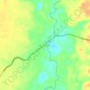 Bukit Batu topographic map, elevation, terrain