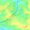 Château Milan topographic map, elevation, terrain