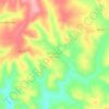 São José de Almeida topographic map, elevation, terrain