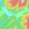 Fındıklı Aksu topographic map, elevation, terrain