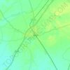 Bavla topographic map, elevation, terrain