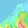 Filyos topographic map, elevation, terrain