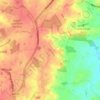 Honiley topographic map, elevation, terrain