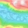 Bjørkan topographic map, elevation, terrain