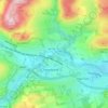 Bridgend topographic map, elevation, terrain