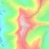 Mount Cornwall topographic map, elevation, terrain