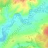 Saint-Hilaire topographic map, elevation, terrain