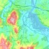 Spreyton topographic map, elevation, terrain