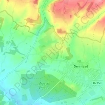 Anthill Common topographic map, elevation, terrain