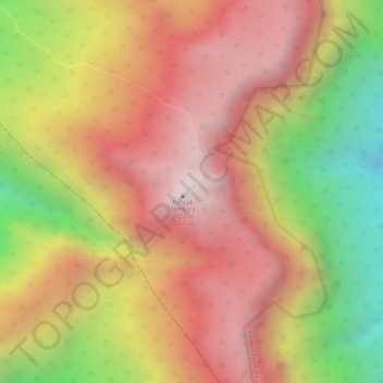 Puncak Tambora topographic map, elevation, terrain