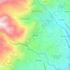 San José topographic map, elevation, terrain