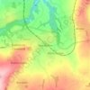 New Skelton topographic map, elevation, terrain