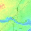 Mtwapa topographic map, elevation, terrain