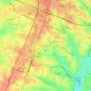 Blueberry Hill topographic map, elevation, terrain