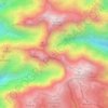 Pedra Rija topographic map, elevation, terrain