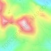 Clisham topographic map, elevation, terrain