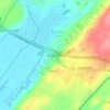 Pentre Berw topographic map, elevation, terrain