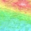 Atherton topographic map, elevation, terrain