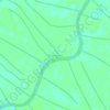 Pelangiran topographic map, elevation, terrain