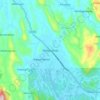 Eheliyagoda topographic map, elevation, terrain