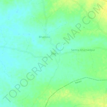 Tilak topographic map, elevation, terrain