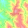 Wenchi topographic map, elevation, terrain