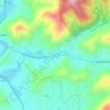 Paint Town topographic map, elevation, terrain
