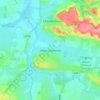 West Chinnock topographic map, elevation, terrain