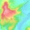 Hautes Phrases topographic map, elevation, terrain