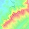 Changki topographic map, elevation, terrain