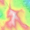 Hewitt Peak topographic map, elevation, terrain