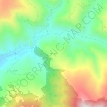 Kovanlı topographic map, elevation, terrain