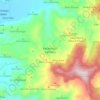 Kecamatan Lambitu topographic map, elevation, terrain