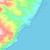 La Ciénaga topographic map, elevation, terrain