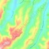 Βούτες topographic map, elevation, terrain