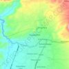 Gogagoman topographic map, elevation, terrain