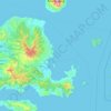 Kamara topographic map, elevation, terrain