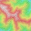 Mt. Tenmoku topographic map, elevation, terrain