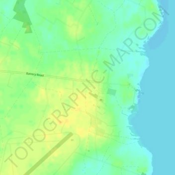 Moortown topographic map, elevation, terrain