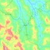 Gitwe topographic map, elevation, terrain