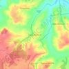 Great Wolford topographic map, elevation, terrain