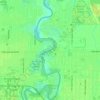 Fargo 12th Avenue Dam topographic map, elevation, terrain