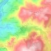 Casarío topographic map, elevation, terrain