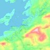 Bantry topographic map, elevation, terrain