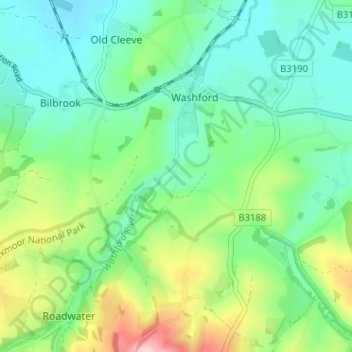 Torre topographic map, elevation, terrain