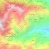 Gion topographic map, elevation, terrain