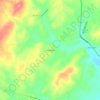 Browntown topographic map, elevation, terrain